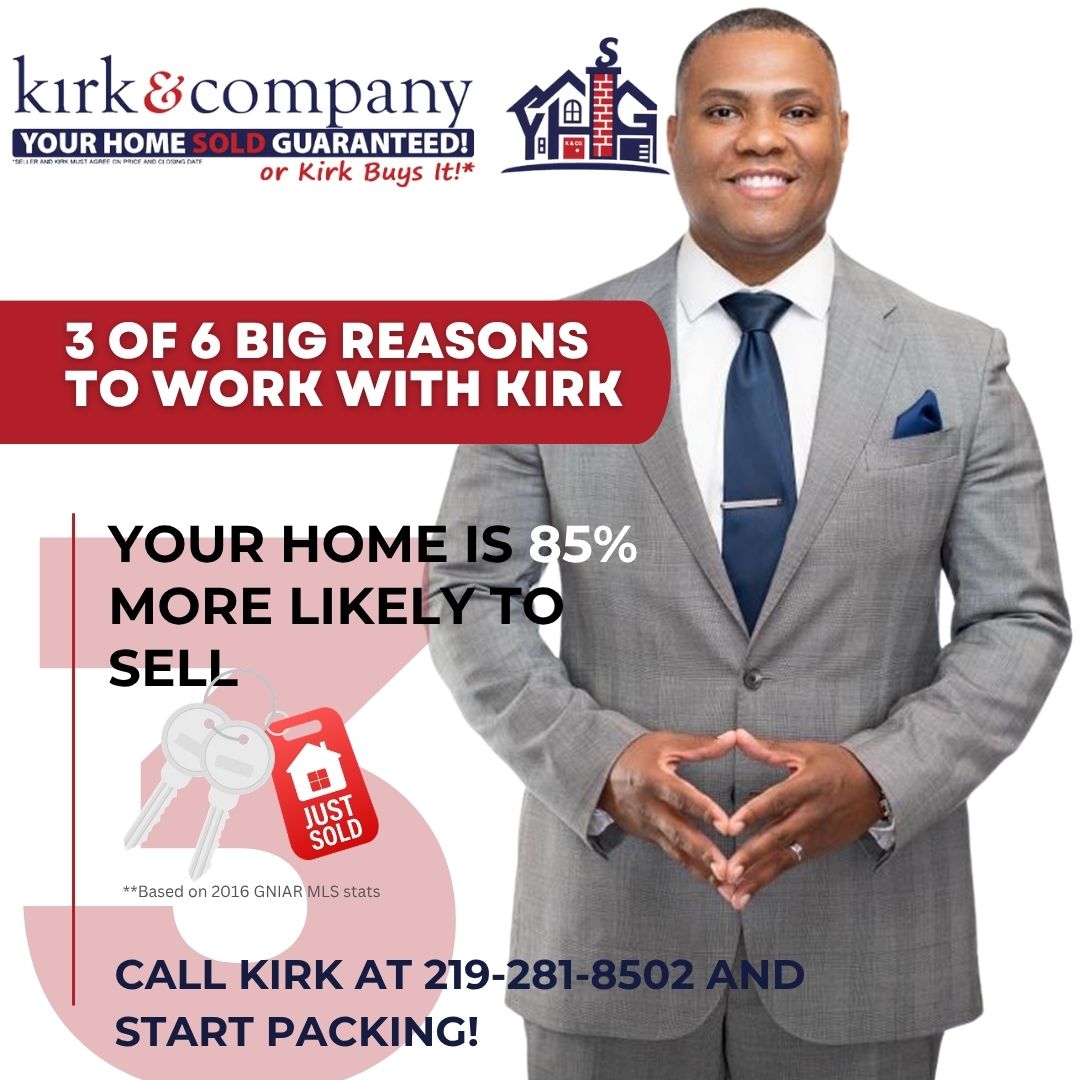 3 of 6 BIG REASONS to Work with KIRK to Sell YOUR Home...