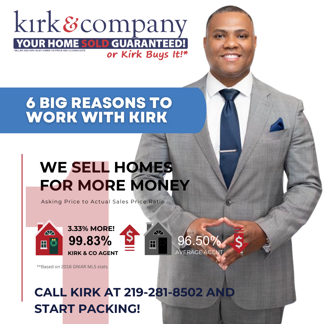 1 of 6 BIG Reasons to Work w/Kirk to Sell YOUR Home...